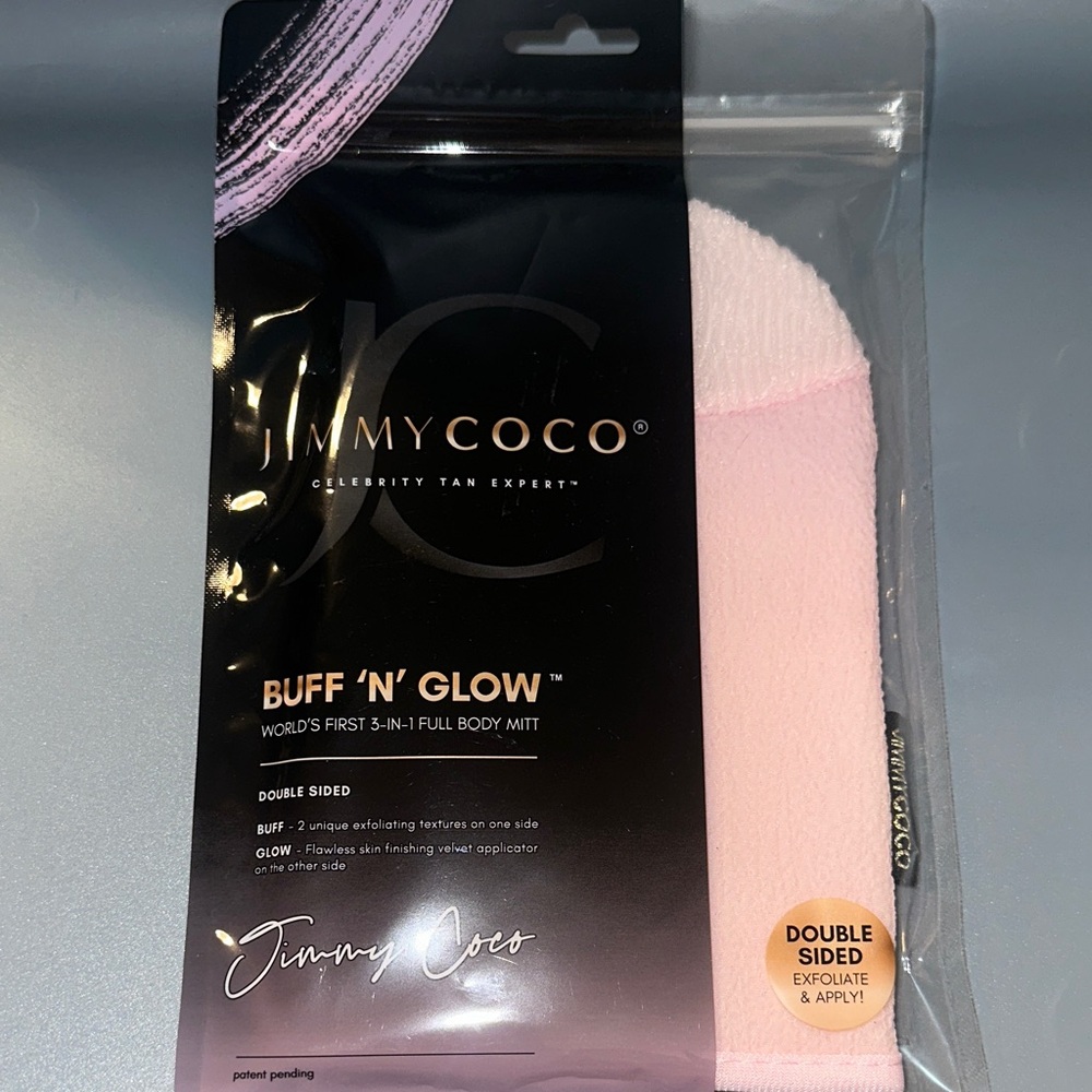 Jimmy Coco Pink Buff 'N' Glow Mitt